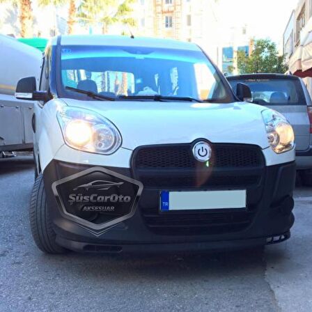 Fiat Doblo D3 2010-2015 Uyumlu Üniversal Laguna Lip Esnek Ön Lip 2 Parça Tampon Altı Dil Karlık Ön Ek