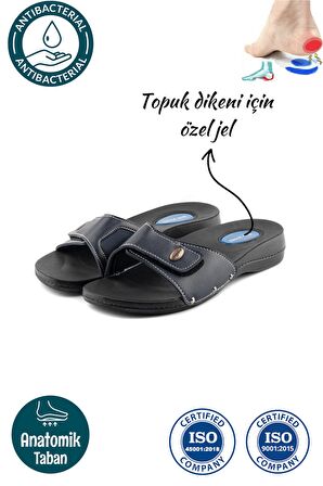 RoyJones Anatomik Ortopedik Topuk Dikeni Tavsiyeli Jel Taban Günlük Kadın Terlik 1003