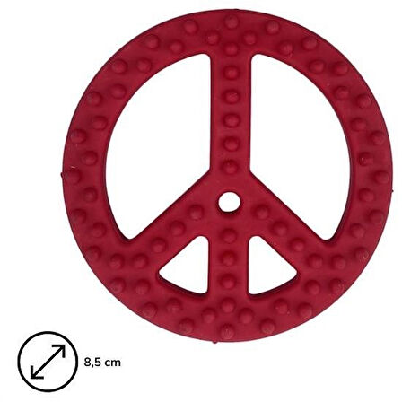 Evyora® Barış Kemiği Renkli Diş Temizleme Kedi Köpek Aktivite Oyuncağı