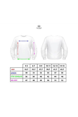 Siyah Çocuk Cherries Baskılı Bisiklet Yaka Basic Sweatshirt