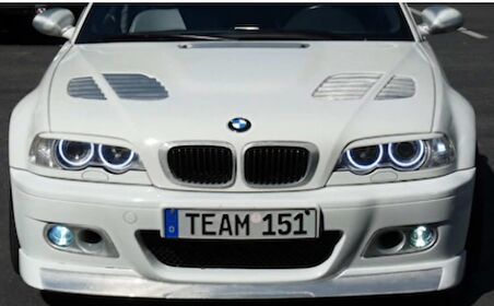 BMW E46 318 320 325 330 CCFL Angel Eyes Beyaz Encıl Seti Far Halkası