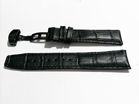 Fado &Hertür Saate &Uygun  Kelebek  Toka  24 MM  siyah  kordon   (195)  siyah  toka
