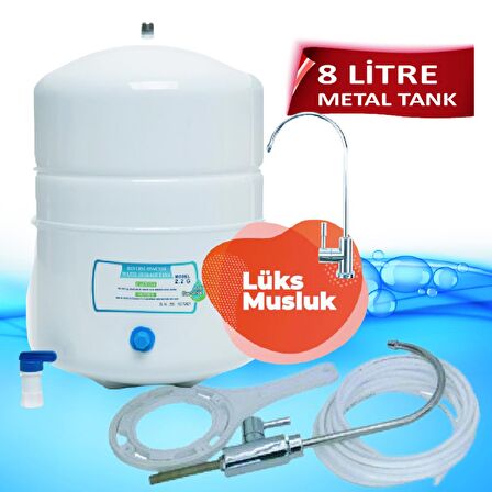 Sulook 10 Aşamalı 8 Lt Çelik Tanklı Açık Kasa Su Arıtma Cihazı