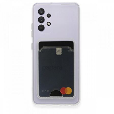 Smcase Samsung Galaxy A73 Kılıf Kamera Korumalı Kartlıklı Silikon