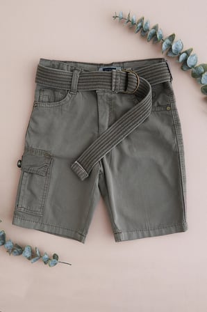 Beli Kemerli Kargo Cepli Erkek Çocuk Kapri