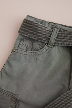 Beli Kemerli Kargo Cepli Erkek Çocuk Kapri