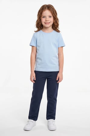 Beli Bağcıklı Penye Kumaş Unisex Çocuk Pantolon