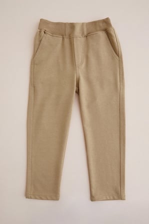 Beli Bağcıklı Penye Kumaş Unisex Çocuk Pantolon