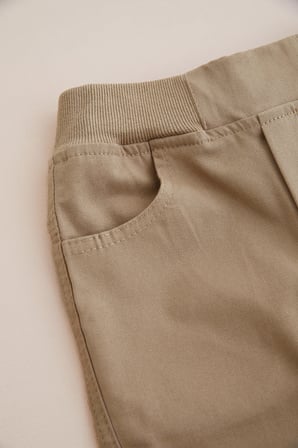 Beli Bağcıklı Gabardin Kumaş Unisex Çocuk Pantolon