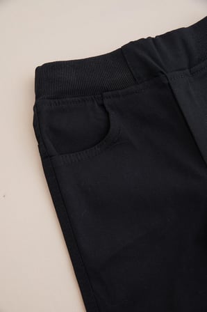 Beli Bağcıklı Gabardin Kumaş Unisex Çocuk Pantolon