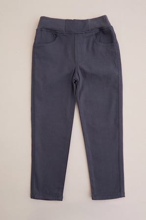 Beli Bağcıklı Gabardin Kumaş Unisex Çocuk Pantolon