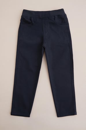 Beli Bağcıklı Gabardin Kumaş Unisex Çocuk Pantolon
