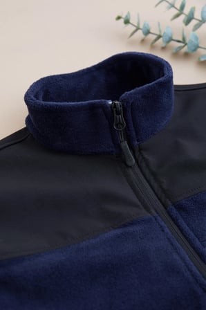 Paraşüt Kumaş Detaylı Polar Erkek Çocuk Sweatshirt