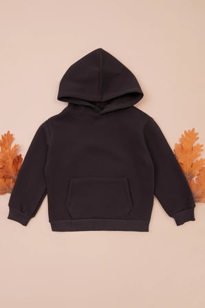 3 İplik Kanguru Cepli Kapüşonlu Unisex Çocuk Sweatshirt