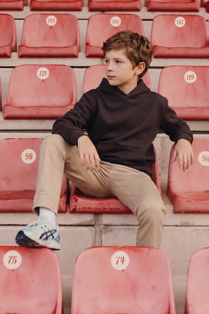 3 İplik Kanguru Cepli Kapüşonlu Unisex Çocuk Sweatshirt