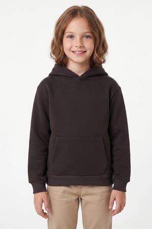 3 İplik Kanguru Cepli Kapüşonlu Unisex Çocuk Sweatshirt