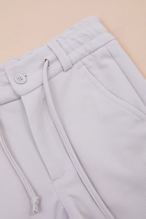 Beli Bağlamalı Jakarlı Erkek Çocuk Pantolon