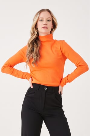 Basic Balıkçı Yaka Bluz