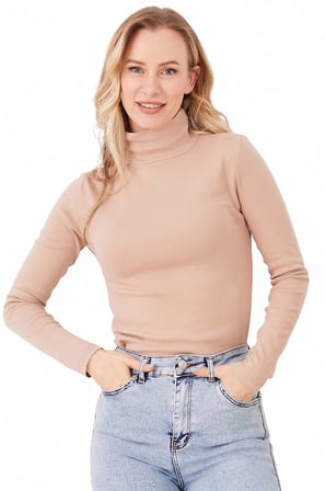 Basic Balıkçı Yaka Bluz