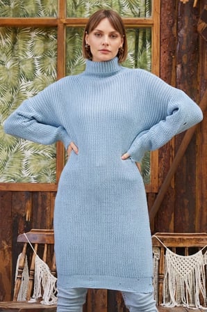 Balıkçı Yaka Triko Tunik