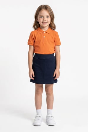 Basic Beli Lastikli Kız Çocuk Şort Etek