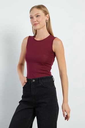 Basic Bisiklet Yaka Çıtçıtlı Body