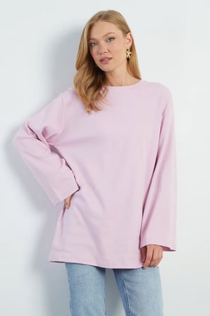 Fullamodest Basic Geniş Kol Tunik