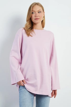 Fullamodest Basic Geniş Kol Tunik