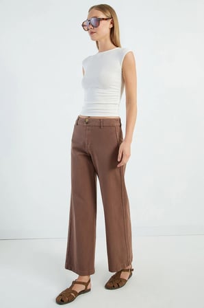 Yanı Drapeli Slim Fit Bluz