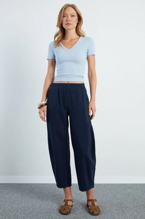 Beli Lastikli Cepli Gabardin Pantolon