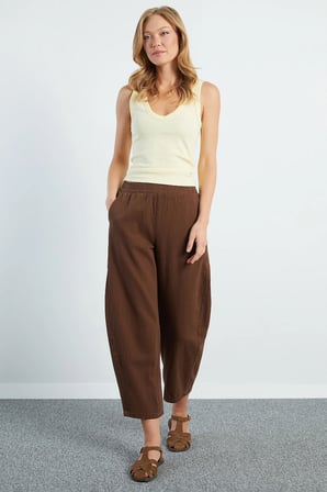Beli Lastikli Cepli Gabardin Pantolon