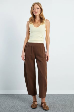 Beli Lastikli Cepli Gabardin Pantolon