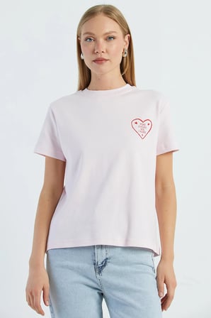 More Amore Per Favore Baskılı Tişört
