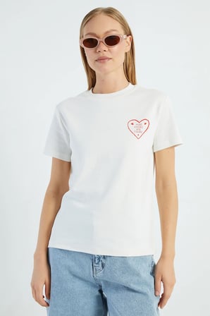 More Amore Per Favore Baskılı Tişört
