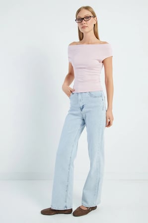 Basic Madonna Yaka Slim Fit Bluz