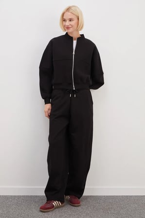Beli Bağlamalı Baggy Eşofman Altı