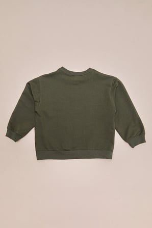 Araba Baskılı Erkek Çocuk Sweatshirt