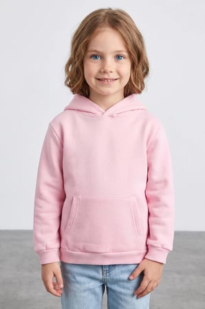 3 İplik Kanguru Cepli Kapüşonlu Unisex Çocuk Sweatshirt