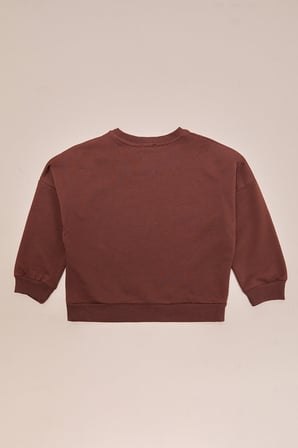 Köpek Baskılı Oversize Erkek Çocuk Sweatshirt