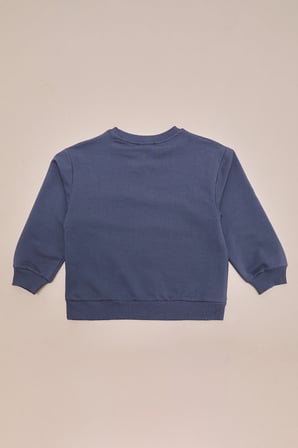 Araba Baskılı Erkek Çocuk Sweatshirt