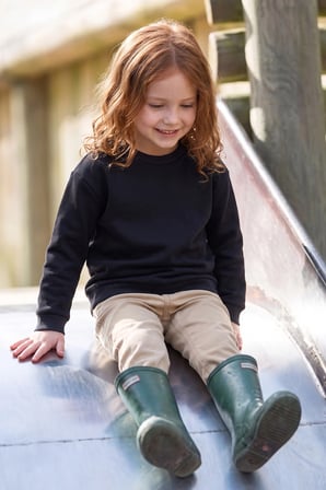 3 İplik Basic Unisex Çocuk Sweatshirt