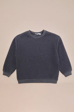 3 İplik Basic Unisex Çocuk Sweatshirt