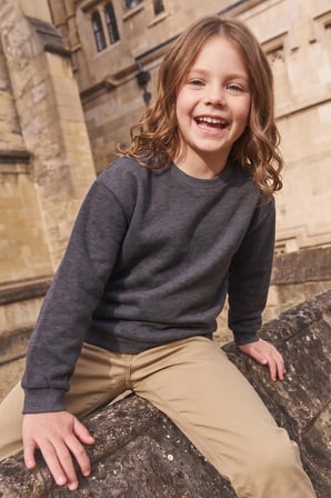 3 İplik Basic Unisex Çocuk Sweatshirt