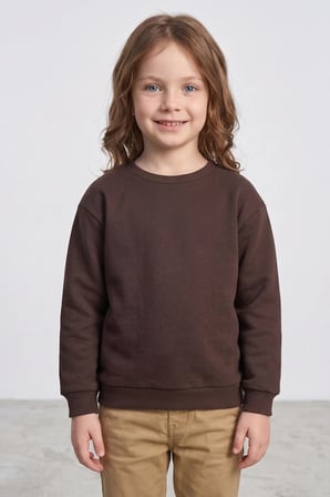 3 İplik Basic Unisex Çocuk Sweatshirt