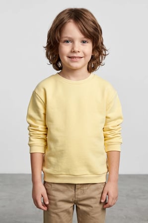 3 İplik Basic Unisex Çocuk Sweatshirt