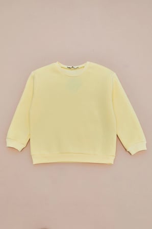 3 İplik Basic Unisex Çocuk Sweatshirt