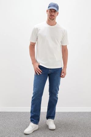 Basic Bisiklet Yaka Regular Tişört