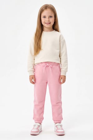 3 İplik Beli Lastikli Jogger Unisex Çocuk Eşofman Altı
