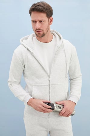 3 İplik Kanguru Cepli kapüşonlu Sweatshirt
