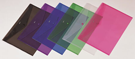 Comix Çıtçıtlı Dosya A3 Karışık Renk A1852 ( 12 adet )